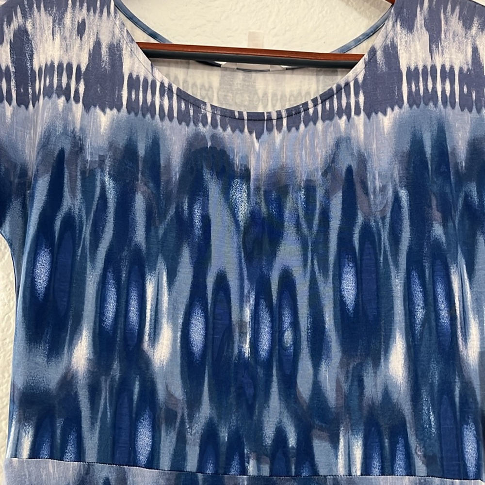Athleta Bamboo Dolman Blue Dress - Picture 5 of 11